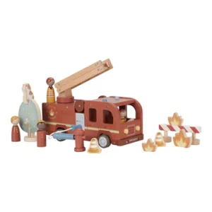 Camion de pompier en bois