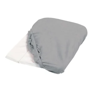 Lot de 2 draps-housses unisexes doux pour bébé garçon ou fille