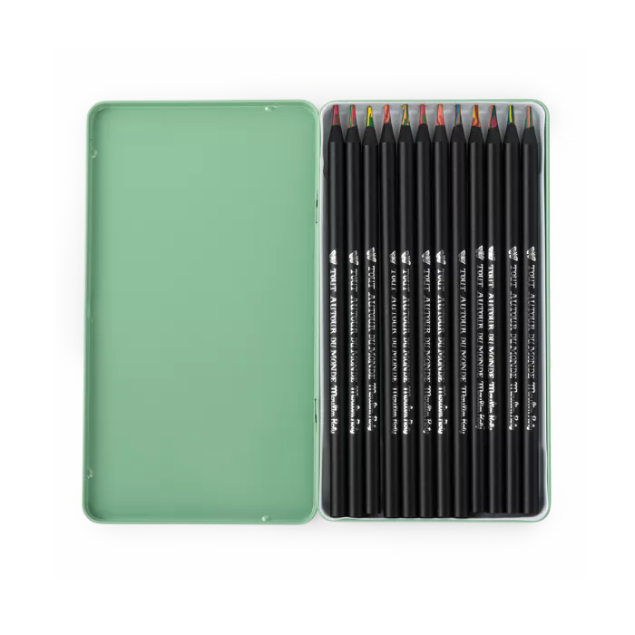 12 crayons multicolores – Tout autour du monde – Image 4