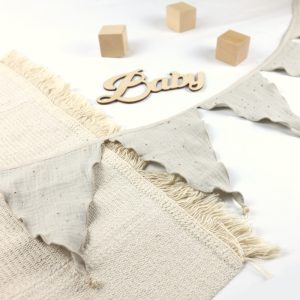 Guirlande Triangle Beige