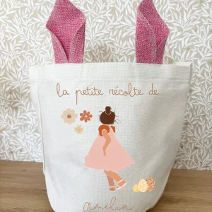 Sac Pâques fille rose