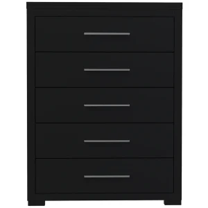 Barton commode de rangement 5 tiroirs pour chambre, java