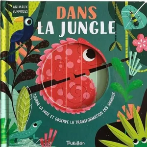 Livre d’éveil Dans la Jungle – Animaux animés pour tout-petits