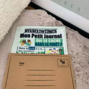 Mon Premier Journal en Papier Bruissant – La Forêt pour bébé