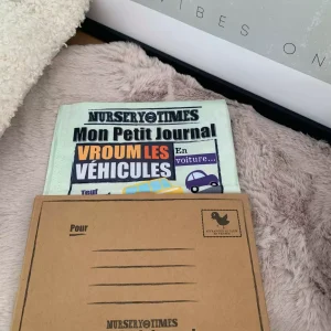 Mon Premier Journal en Papier Bruissant – Les Véhicules pour bébé