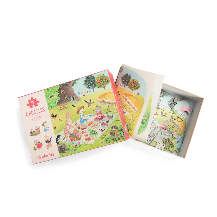 4 mini puzzles des saisons – 12 pîèces – Image 7