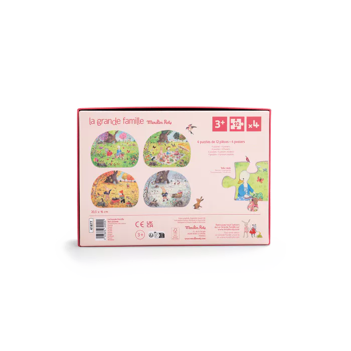 4 mini puzzles des saisons – 12 pîèces – Image 5