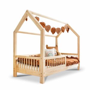 Lit cabane Stockholm avec barrière