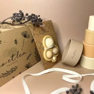 Coffret cadeau motricité Léo et Léa – Jouets essentiels pour bébé