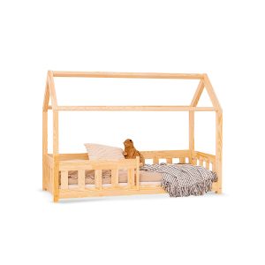 Lit cabane Maya avec barrière