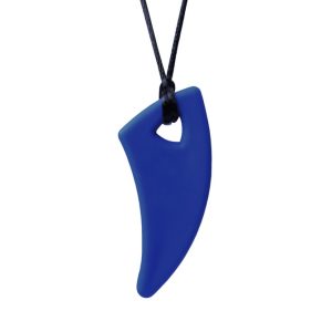 Collier de mastication Dent de requin – Bleu Marine – Souple