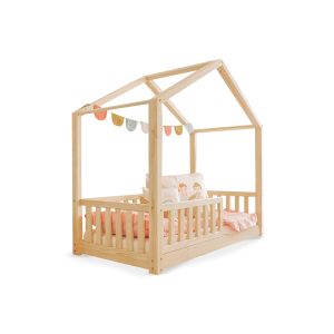 Lit cabane au sol Noah 90×190 cm