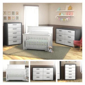 Trio Karlstad design - Trio collection karlstad gris-foncée et blanc