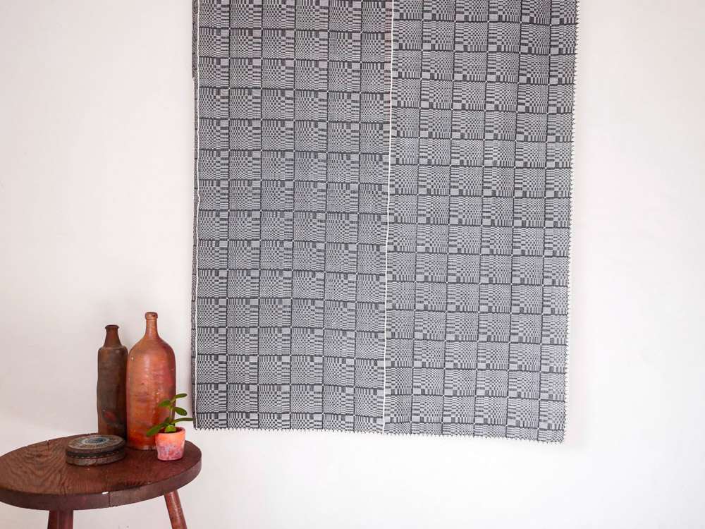 BINAKUL éventail, plaid tissées à la main