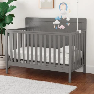 Lit de bébé évolutif Moderna, Gris Foncé