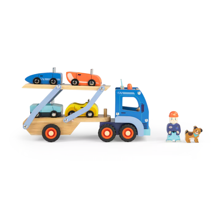 Camion de transport de voitures en bois – Image 7