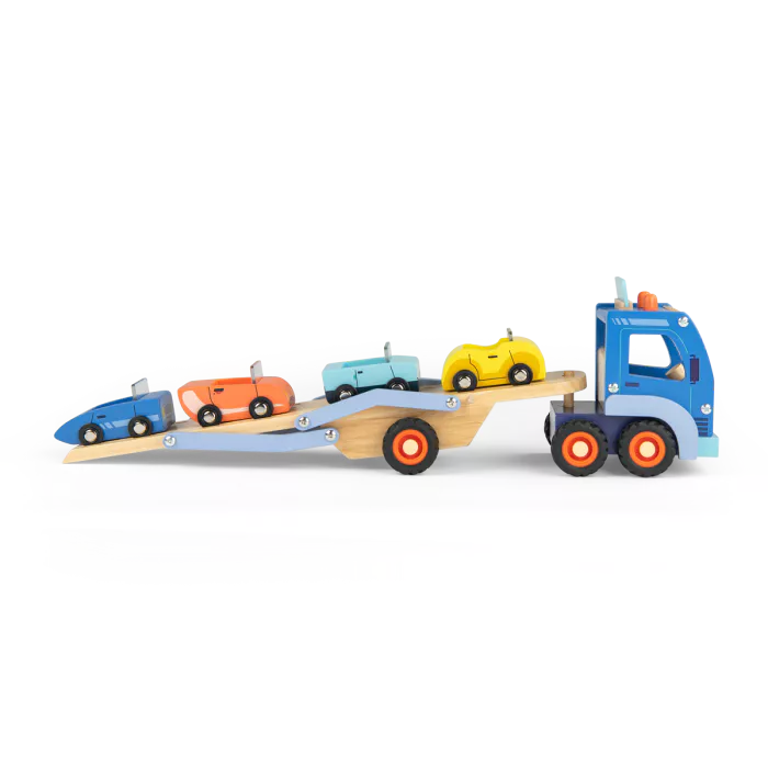 Camion de transport de voitures en bois – Image 6