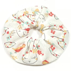 Chouchou enfant Printanier orange