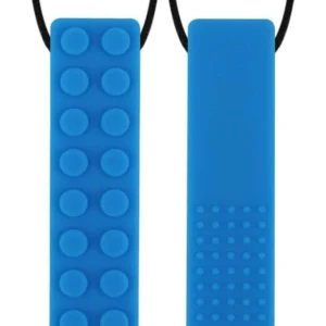 Collier de mastication Brick Stick – Bleu Marine – Souple