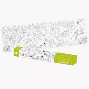 Coloriage géant Le botaniste Le Jardin du Moulin