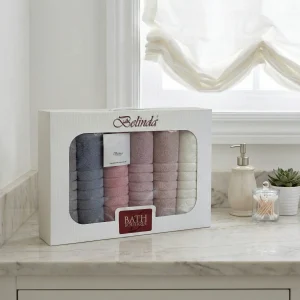 Coffret 6 Serviettes de Bain BELINDA – Luxe & Confort