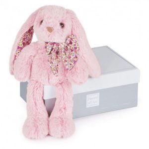 Copains câlins – Lapin rose 25 cm