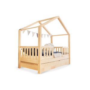 Lit cabane Noah avec tiroir – Accès central