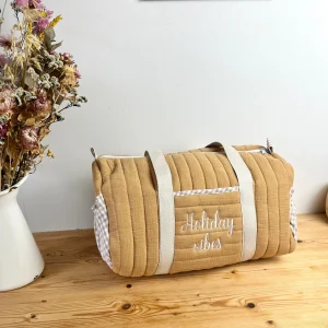 Léon  le sac polochon enfant camel