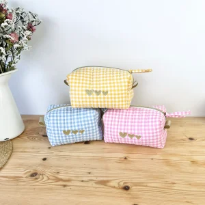 Chloé la trousse de beauté coeurs dorés