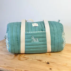 Léon le sac polochon enfant vert eucalyptus