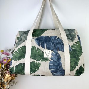 Hélène le sac week-end souple fleuri