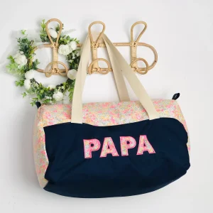 Louison le sac polochon adulte Lettrage tissu