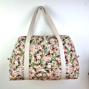 Hélène le sac week-end garden party rose