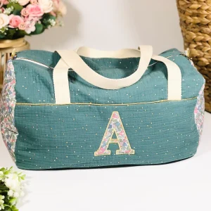 Louison le sac polochon adulte initiale tissu