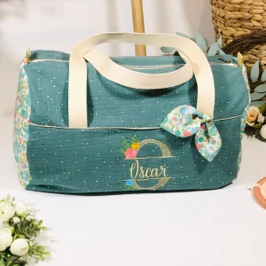 Louison  le sac polochon enfant eucalyptus