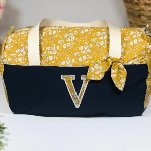 Louison le sac polochon adulte initiale tissu