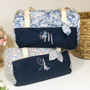 Louison le sac polochon adulte initiale brodée