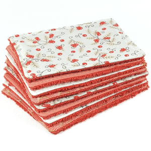 Papier toilette en tissu rouille – lavable, réutilisable et zéro déchet en coton Oeko‑Tex