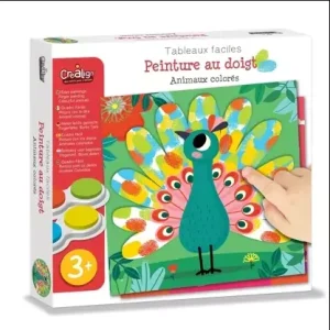 Peintures aux doigts – Animaux colorés