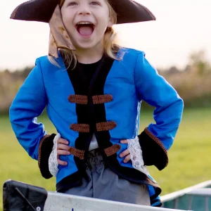 Déguisement de pirate bleu – Taille 3-4 ans