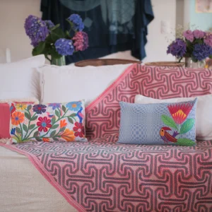 Jetée de point de croix vintage, "chevre" Bengale