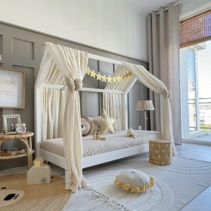 Ciel de lit Cabane A – Vanille