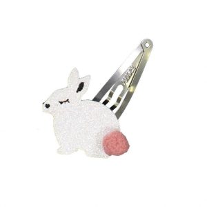 Barrette Lapin blanc
