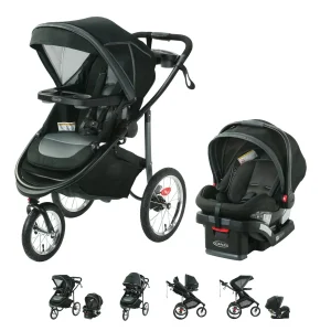 Poussette et siege d'auto graco modes jogger 2.0 - felix