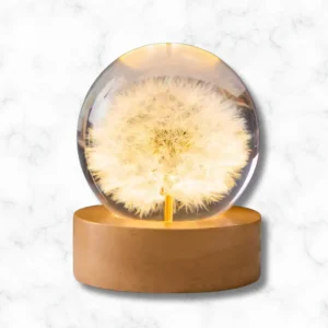 Veilleuse : Boule de Cristal Pissenlit