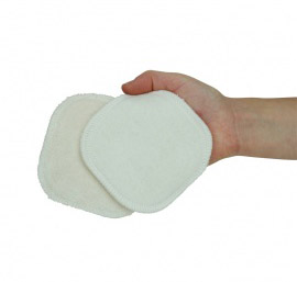 Carrés démaquillants lavables – Coton bio
