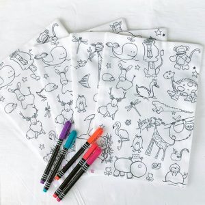 Pochette à goûter à colorier