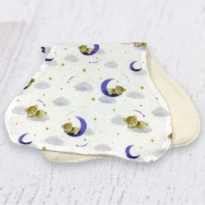 Bavoir épaule anti régurgitation bébé en coton bio – Fait main