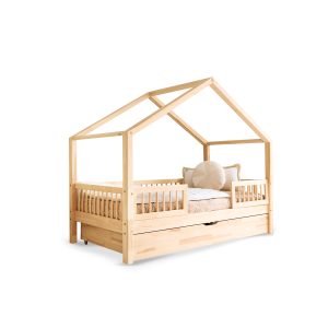 Lit cabane Anja avec tiroir – Accès central