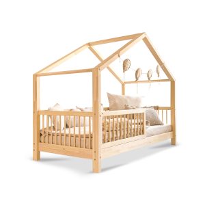 Lit cabane Lou avec barrière